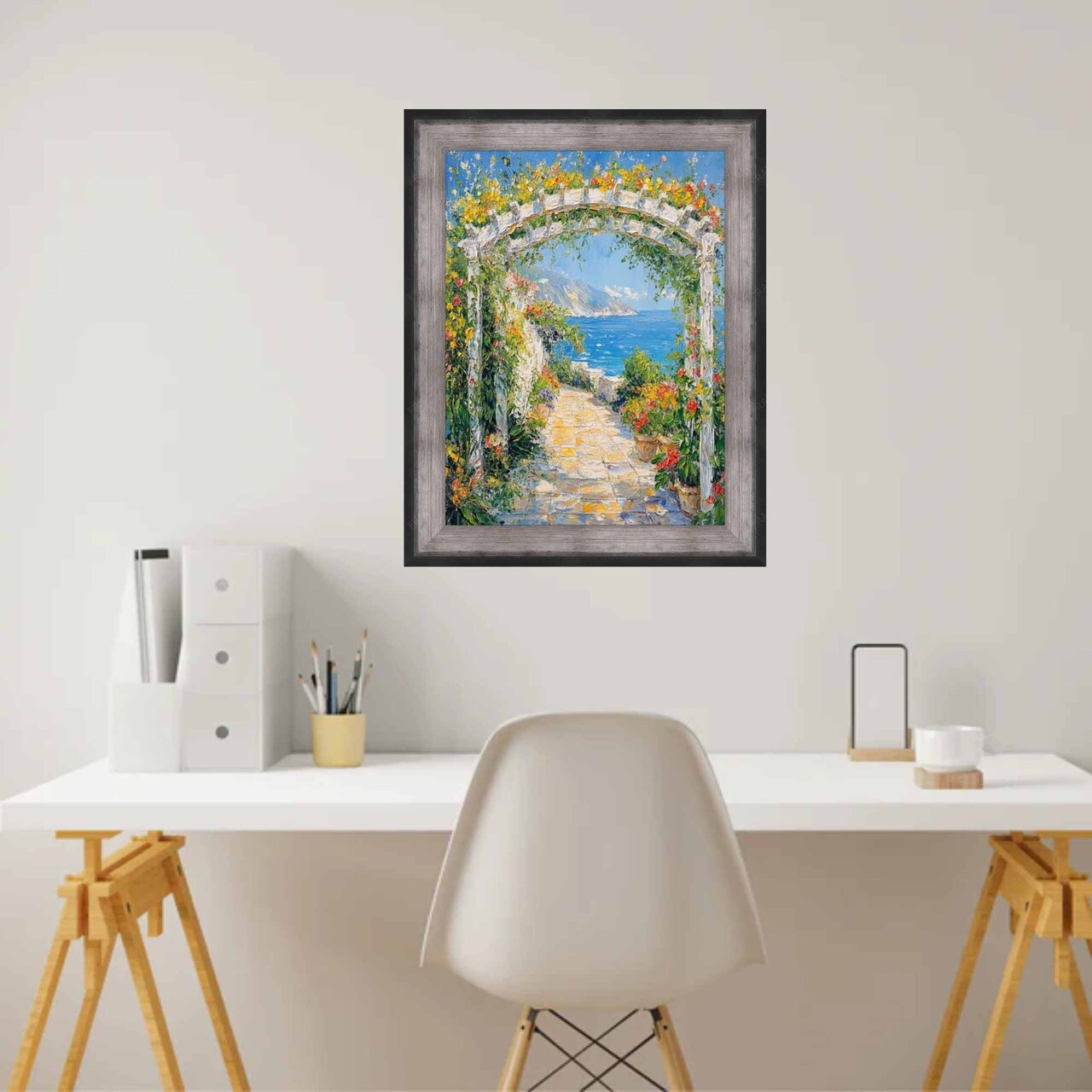 Raiders Silver/Black Gunmetal Picture Frame 20x28 frame